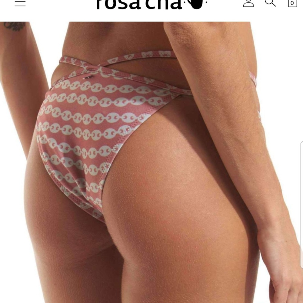 NWT ROSA CHA IZ CHAIN PRINT BIKINI BOTTOM SIZE S - Picture 2 of 7